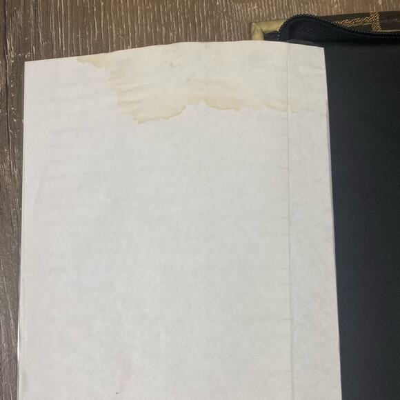 Vintage 90s FENDI Address Book w/ Notepad - Zip Closure - Picture 4 of 13